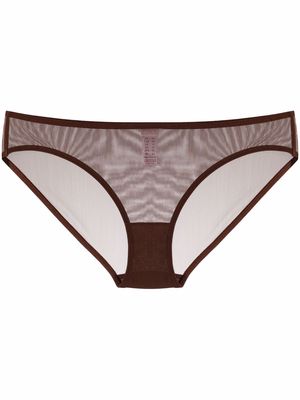 Eres Bambin low-waisted briefs - Brown