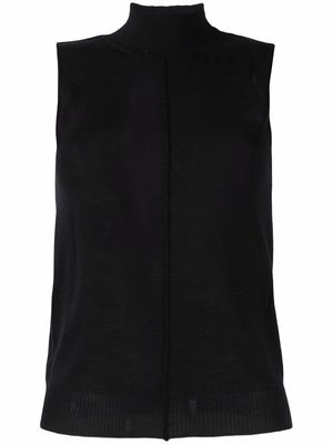 AMIRI high neck cashmere vest - Black
