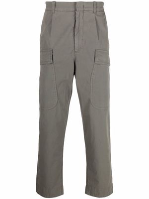 Z Zegna slim-cut cargo trousers - Green