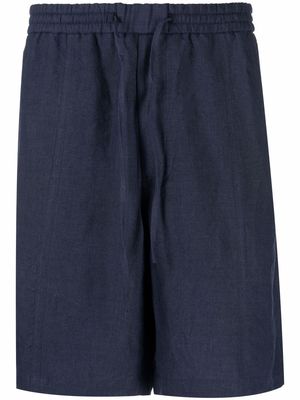 Emporio Armani elasticated bermuda shorts - Blue