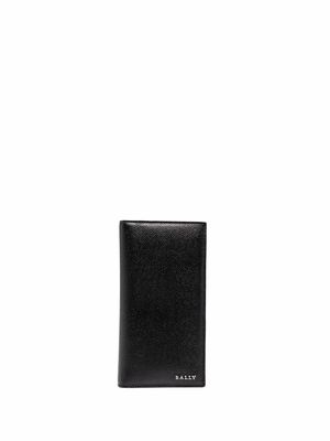 Bally bennel long folded leather wallet - Black