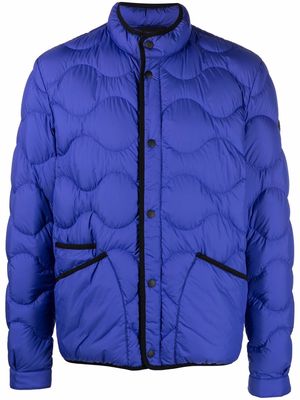 Woolrich Sierra contrast-trimmed puffer jacket - Blue