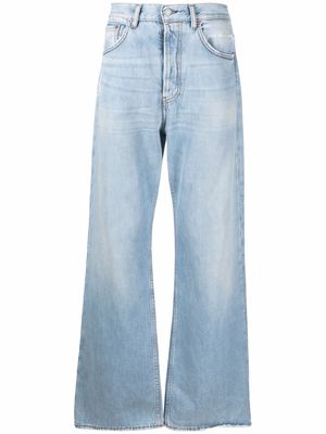 Acne Studios straight-leg distressed jeans - Blue