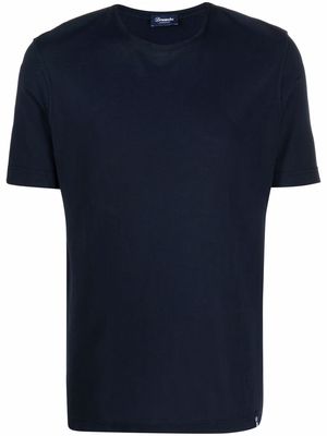 Drumohr crew-neck T-shirt - Blue