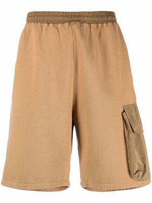 Aries side cargo-pocket shorts - Neutrals