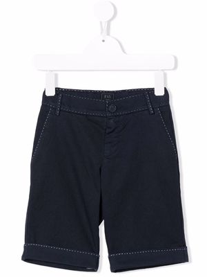 Fay Kids mid-rise bermuda shorts - Blue