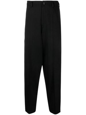 Lemaire straight-leg wool trousers - Black