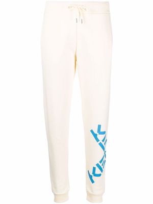 Kenzo Big X logo-print leg track pants - Yellow