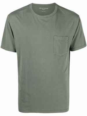 Officine Generale chest-pocket crewneck T-shirt - Green