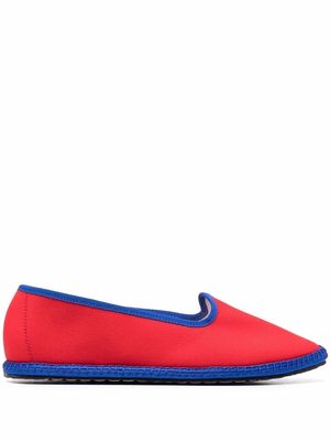Vibi Venezia Positano two-tone slippers - Red