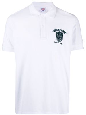 Autry crest-embroidered polo shirt - White