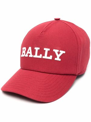 Bally logo-embroidered cotton cap