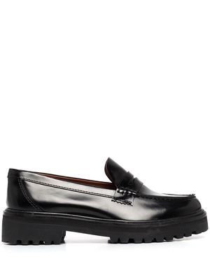 Reformation Agathea chunky loafers - Black