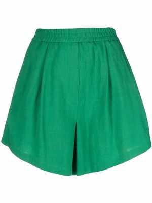 8pm elasticated-waistband shorts - Green