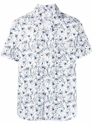 Tintoria Mattei floral-print cotton shirt - White