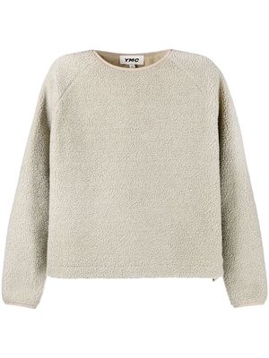 YMC Deliverance teddy-knit jumper - Green