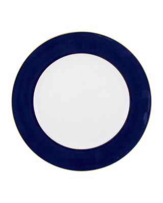 Horizon Blue de Four Filet Gold Buffet Plate