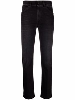 DONDUP mid-rise slim-cut jeans - Black