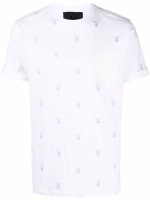 John Richmond x Playboy crew-neck T-shirt - White