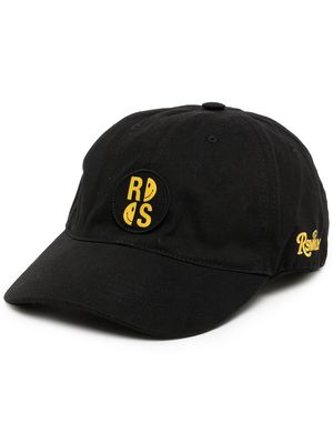Raf Simons logo-patch baseball cap - Black