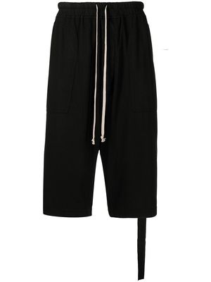 Rick Owens DRKSHDW drop-crotch bermuda shorts - Black