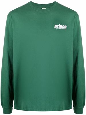 Sporty & Rich logo-print long-sleeve t-shirt - Green