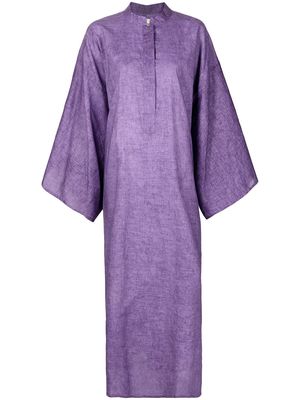 Bambah Antonia linen kaftan dress - Purple