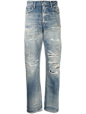 Neighborhood distressed slim-cut jeans - Blue