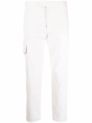 Neil Barrett cargo-pocket skinny cropped trousers - Grey