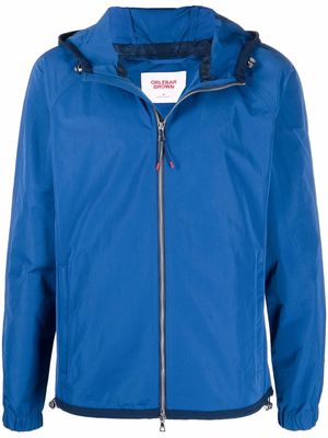 Orlebar Brown hooded-windbreaker-jacket - Blue