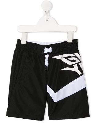 Givenchy Kids branded casual shorts - Black