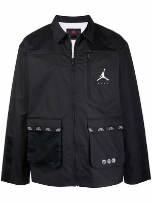 Nike patch-pockets lightweight jacket - Black