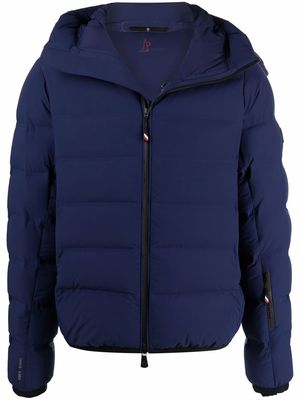 Moncler Grenoble logo-patch padded jacket - Blue