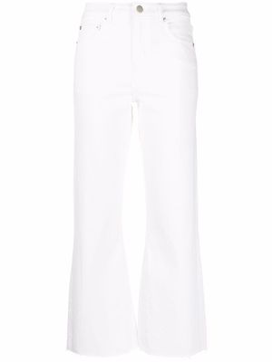 Maje mid-rise cropped jeans - Neutrals
