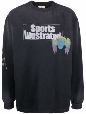 Alchemist slogan-print sweatshirt - Black