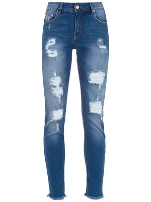 Amapô ripped skinny-fit jeans - Blue
