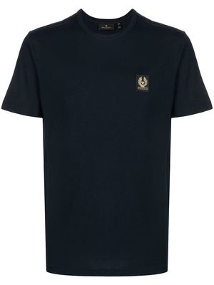Belstaff logo-patch cotton T-shirt - Blue