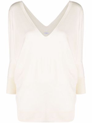 Malo V-neck cashmere-blend jumper - Neutrals