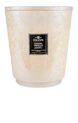 Voluspa Santal Vanille 5 Wick Hearth Candle in Beauty: NA.