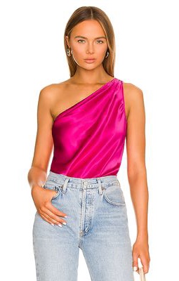 CAMI NYC Darby Bodysuit in Fuchsia