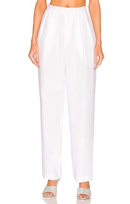 The Bar Lucien Pant in White