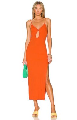 BEC&BRIDGE Ula Maxi Dress in Tangerine