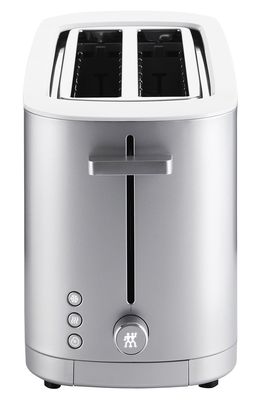 ZWILLING Enfinigy Cool Touch 2-Slot Long Toaster in Silver