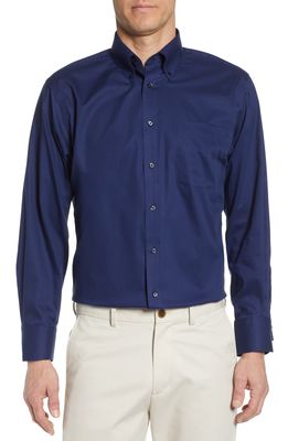 Nordstrom Classic Fit Non-Iron Dress Shirt in Navy Medieval