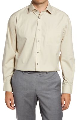 Nordstrom 3-Pack Traditional Fit Solid Non-Iron Dress Shirts in Natural