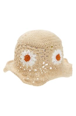 BP. Crochet Bucket Hat in Natural