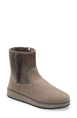 OluKai Paina Hulu Waterproof Genuine Shearling Lined Boot in Fog/Fog