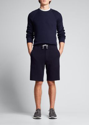 Men's Zip-Pocket Drawstring Shorts