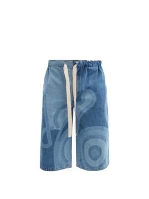 Loewe - Eye/loewe/nature Denim Shorts - Mens - Blue