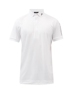 J.lindeberg - Tour Tech Logo-embroidered Jersey Polo Shirt - Mens - White